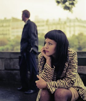 Woman Upset By Her Partner Woman Upset By Her Partner